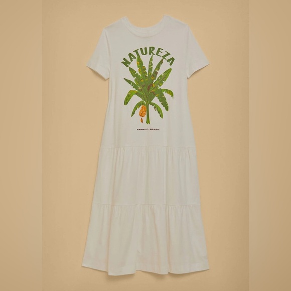 FARM Rio Natureza Maxi Dress with Green Graphic - Picture 3 of 9